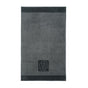 Yves Delorme Hugo Boss Double B Charcoal Bath Towels by Yves Delorme - Bath Sheet 35 x 59 Double B Charcoal at FIG LINENS AND HOME - 7