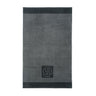 Yves Delorme Hugo Boss Double B Charcoal Bath Towels by Yves Delorme - Bath Sheet 35 x 59 Double B Charcoal at FIG LINENS AND HOME - 7