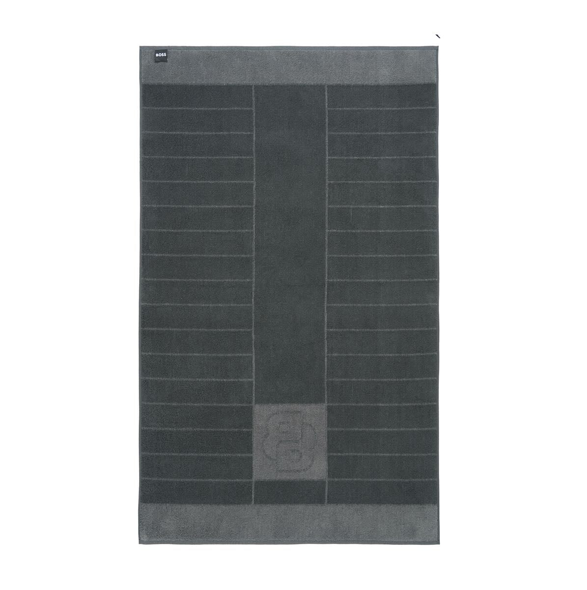 Hugo Boss Double B Charcoal Towels by Yves Delorme