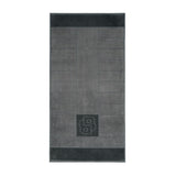 Yves Delorme Hugo Boss Double B Charcoal Bath Towels by Yves Delorme - Hand Towel 20 x 39 Double B Charcoal at FIG LINENS AND HOME - 5