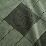 Yves Delorme Hugo Boss Double B Cypres Bath Towels by Yves Delorme - Bath Sheet 35 x 59 Double B Cypres at FIG LINENS AND HOME - 9