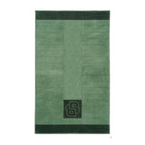 Yves Delorme Hugo Boss Double B Cypres Bath Towels by Yves Delorme - Bath Sheet 35 x 59 Double B Cypres at FIG LINENS AND HOME - 4