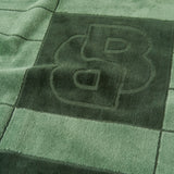 Yves Delorme Hugo Boss Double B Cypres Bath Towels by Yves Delorme - Bath Sheet 35 x 59 Double B Cypres at FIG LINENS AND HOME - 6