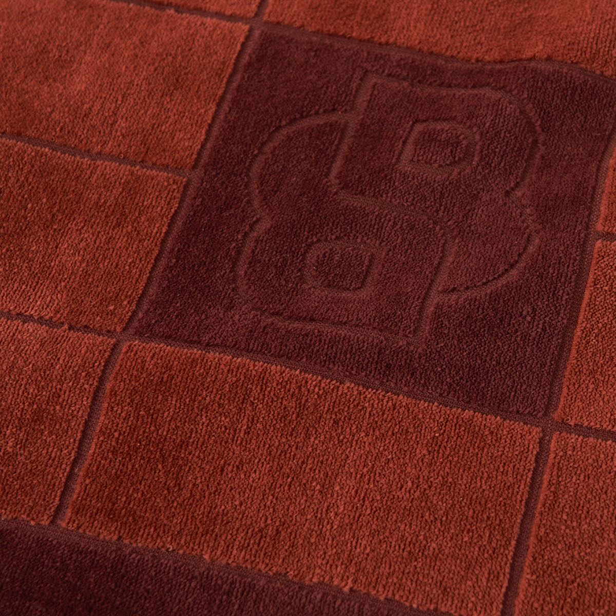 Yves Delorme Hugo Boss Double B Lava Bath Towels by Yves Delorme - Bath Sheet 35 x 59 Double B Lava at FIG LINENS AND HOME - 4