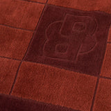 Yves Delorme Hugo Boss Double B Lava Bath Towels by Yves Delorme - Bath Sheet 35 x 59 Double B Lava at FIG LINENS AND HOME - 4