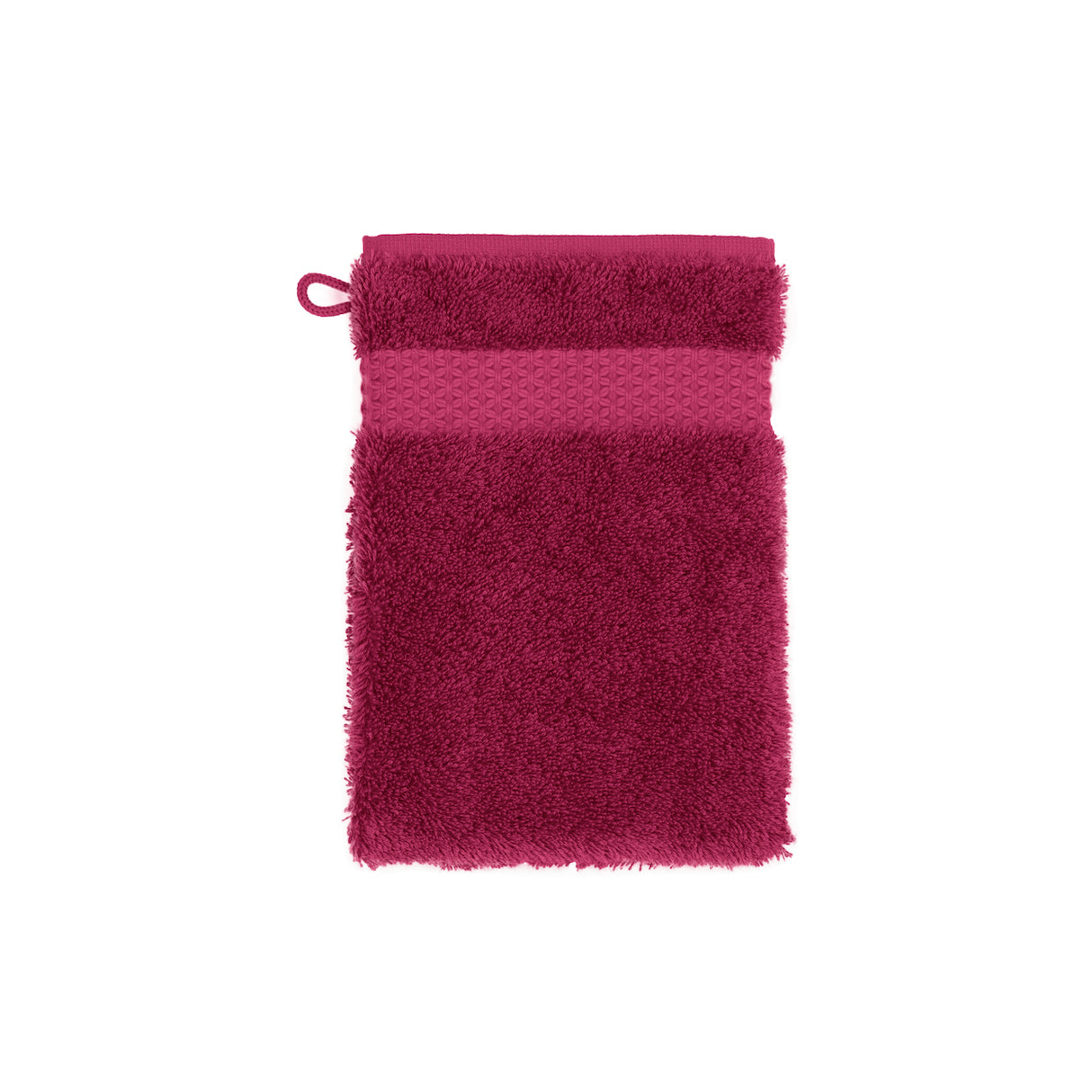 Wash Mitt - Etoile Fushia Towels by Yves Delorme Bath at Fig Linens and Home