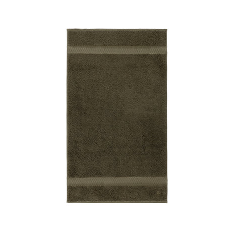 Hand Towel - Etoile Kaki Bath by Yves Delorme at Fig Linens and Home