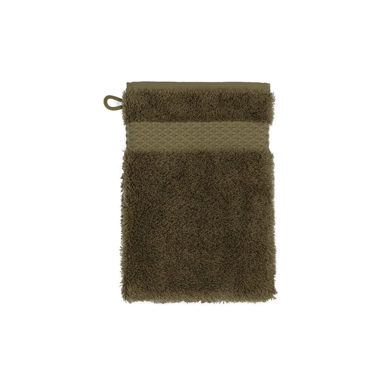 Wash Mitt - Etoile Kaki Bath by Yves Delorme at Fig Linens and Home