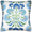 Tybee Tree Green and Blue - Throw Pillow by Ryan Studio in Thibaut Fabric