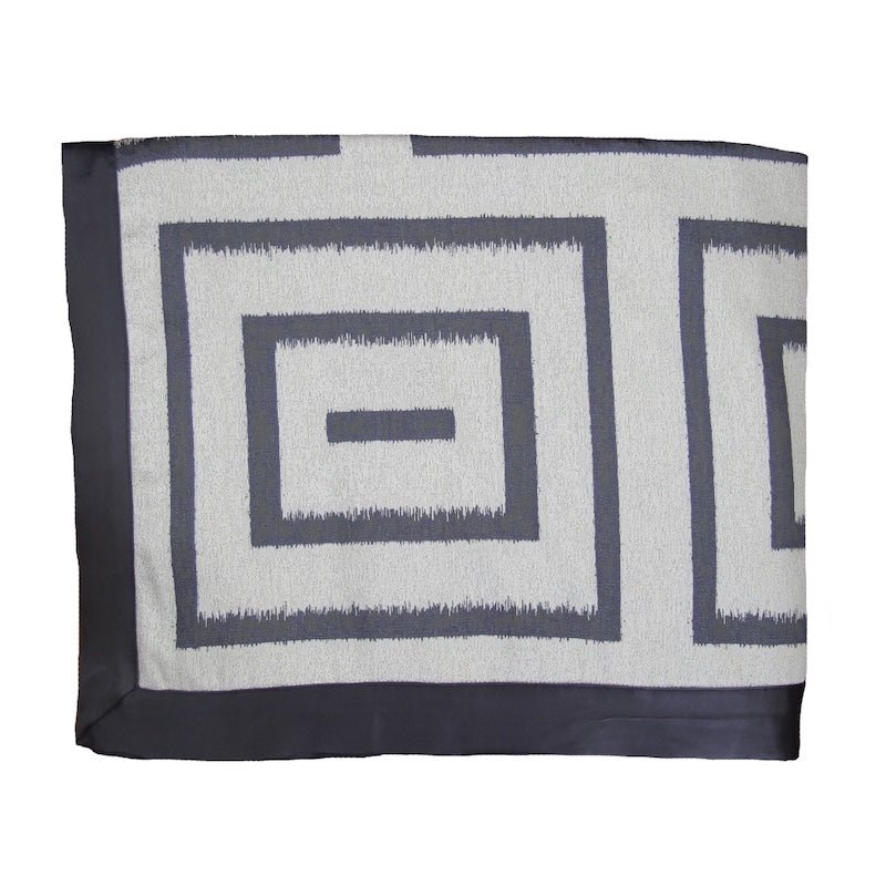 Silo Unmazed Charcoal/Pumice Bedding by Ann Gish at Fig Linens and Home