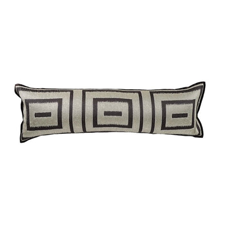 Long Unmazed Charcoal/Pumice Bedding by Ann Gish at Fig Linens and Home
