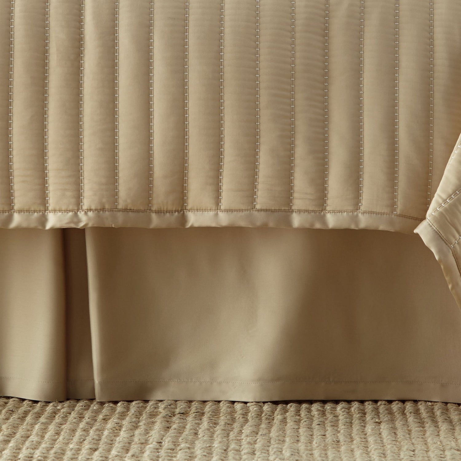 Bedskirt - Urban Bamboo Champagne Bedskirt by Lili Alessandra at Fig Linens and Home
