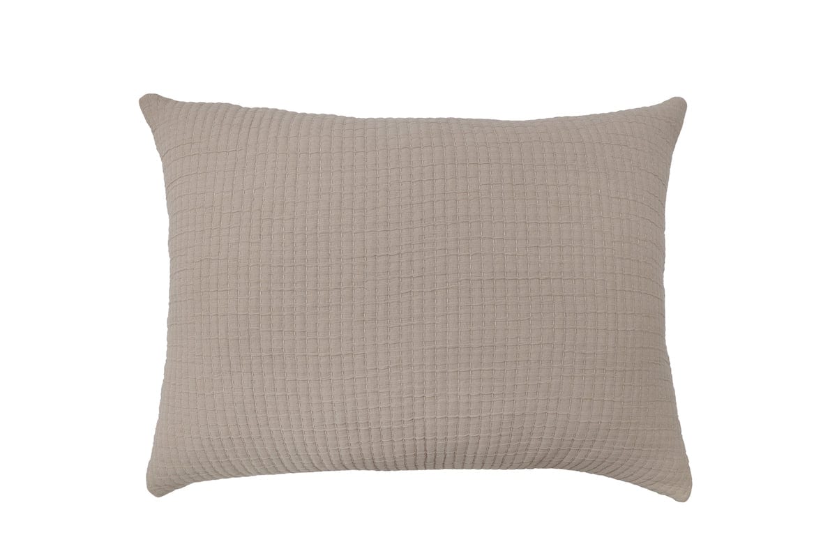 Vancouver Natural Big Pillow by Pom Pom at Home | Fig Linens and Home