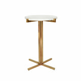Winslet Round Side Table by Worlds Away at Fig Linens and Home - View 1