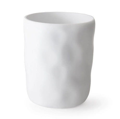 Montecito White Tumbler - Bath Accessories - Kassatex at Fig Linens and Home