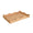 Wavey Rattan Tray Large Angle View by Worlds Away at Fig Linens and Home