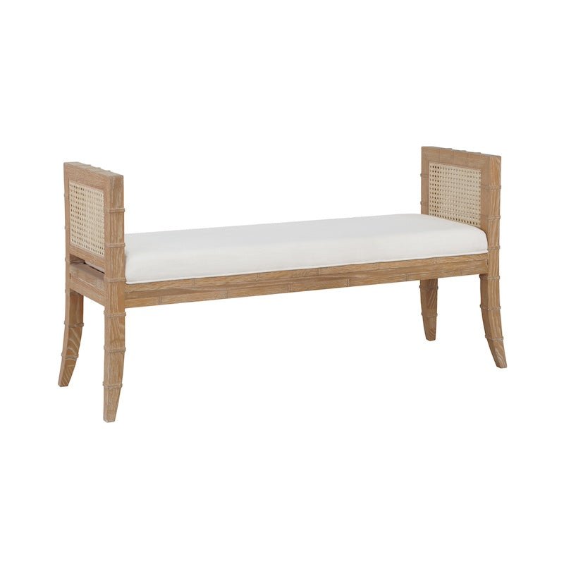 Baywood（ベイウッド）ビーチ
クルーザー自転車 Benedict Cerused Oak Bench | Worlds Away at Fig Linens and Home