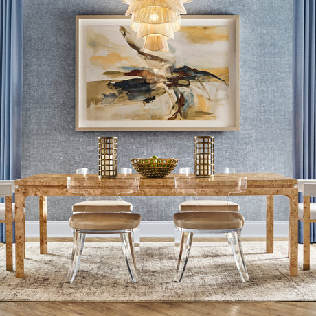 Worlds Away Cambry Rattan Chandelier Lifestyle 6 at Fig Linens and Home