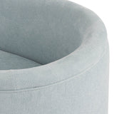 Worlds Away Lansky Barrel Chair Light Blue Detail 1 Fig Linens and Home