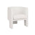 Worlds Away Lansky Barrel Chair White Angle Fig Linens and Home