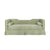 Sofa - Worlds Away Rex Sage Green Sofa - Chenille Performance Fabric - Front View