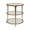 Worlds Away Vienna Three Tier Side Table | Antique Brass and Glass at Fig Linens and Home