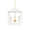 Wimble White Pagoda Lantern with Gold Leaf by Worlds Away | Pendant Lighting 1