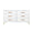 Winchester 6 Drawer Large White Chest - Worlds Away White Dresser at Fig Linens and Home