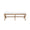 Xanadu Bench in Natural by Worlds Away - Fig Linens and Home - 3