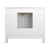 Bath Vanity Back View - Bixby White Bath Vanity - Worlds Away Vanities at Fig Linens and Home