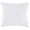 John Robshaw Woven White King Euro Pillow Sham - 30" x 34" King Euro Sham White at FIG LINENS AND HOME - 1