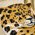 Detail of Iosis Panther on Pasha Beige Tote by Yves Delorme at Fig Linens and Home