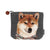 Makeup Bag - Yves Delorme Karl et Barnabe Shiba Inu Flanelle Tote by Iosis - Side 1