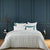 Yves Delorme Originel Linen Bedding in Blanc White at Fig Linens and Home | 100% Linen