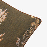 Yves Delorme Ophelia Kaki Decorative Pillow at Fig Linens and Home Tapestry Detail