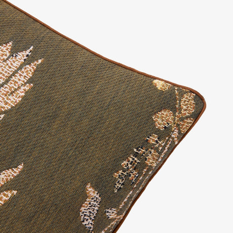 Yves Delorme Ophelia Kaki Decorative Pillow at Fig Linens and Home Tapestry Detail