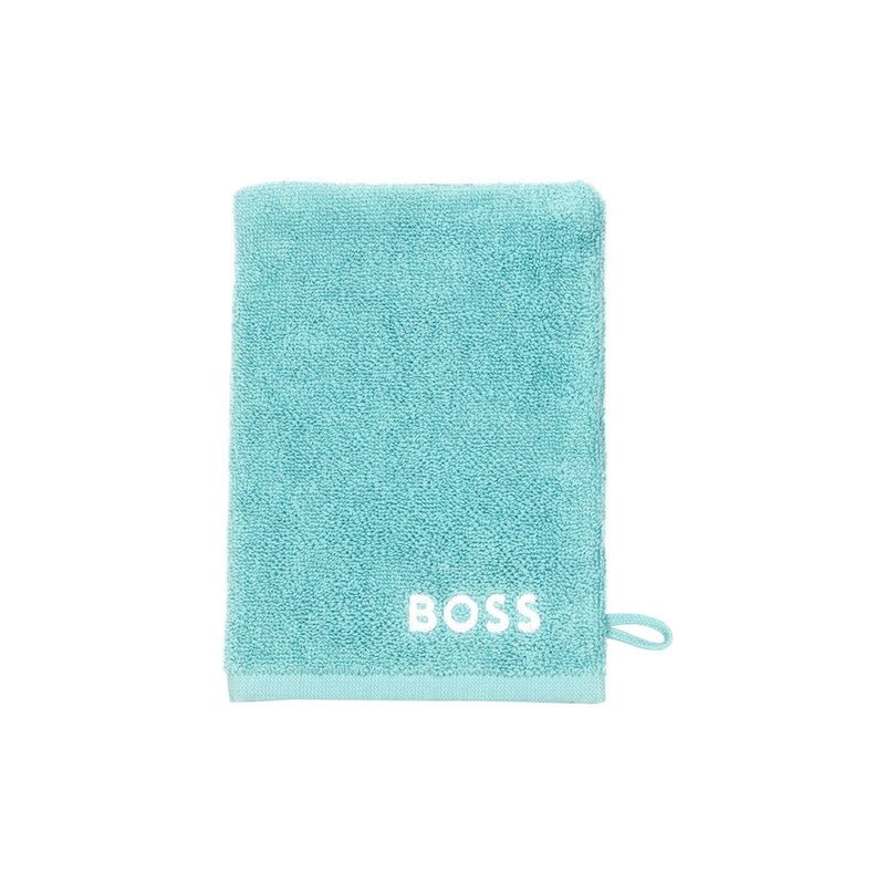 Plain Aruba Blue Towels - Hugo Boss Home