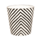 Zebra Oval Wastebasket in Black - Shop Bath Accessories at Fig Linens