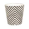 Zebra Oval Wastebasket in Black - Shop Bath Accessories at Fig Linens