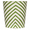 Zebra Oval Wastebasket in Green - Shop Bath Accessories at Fig Linens