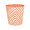 Zebra Oval Wastebasket in Orange - Shop Bath Accessories - Fig Linens