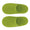 Amigo Slippers - Abyss Habidecor Clog-Style Slippers Apple Green 165 - 1