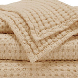 Abyss Pousada Waffle Towels Sand 714 Wash Cloth 12x12 Sand 714 at FIG LINENS AND HOME 3