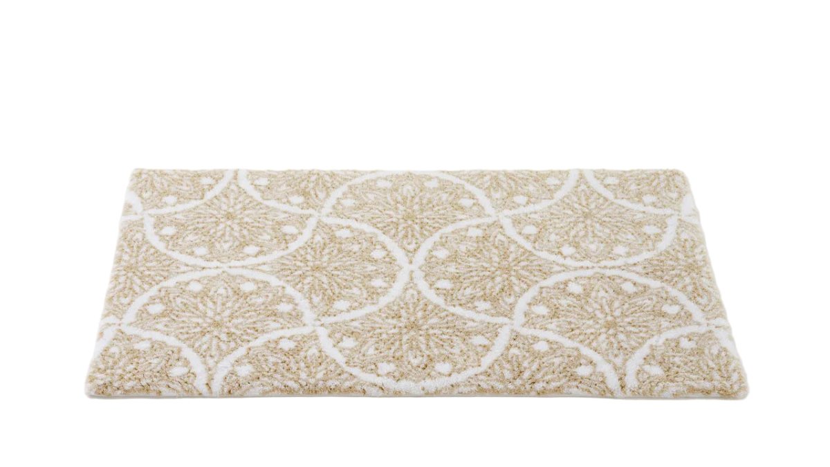 Alambra Bath Rug 23X39 SAND 714 | Abyss Habidecor at Fig Linens and Home - View 2