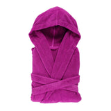 Abyss Alex Bathrobe Happy Pink 570 - Hooded Luxury Robe at Fig Linens and Home