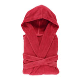 Abyss Alex Bathrobe Viva Magenta 579 - Hooded Luxury Robe at Fig Linens and Home