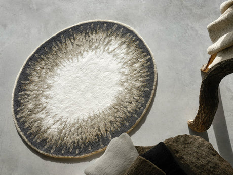 Atom Bath Rug 35X43 Taupe 711 by Abyss Habidecor at Fig Linens and Home - Lifestyle View 4