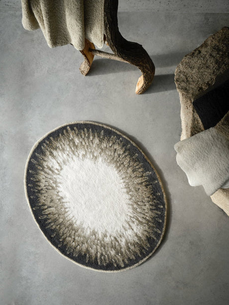 Atom Bath Rug 35X43 Taupe 711 by Abyss Habidecor at Fig Linens and Home - Lifestyle View 3