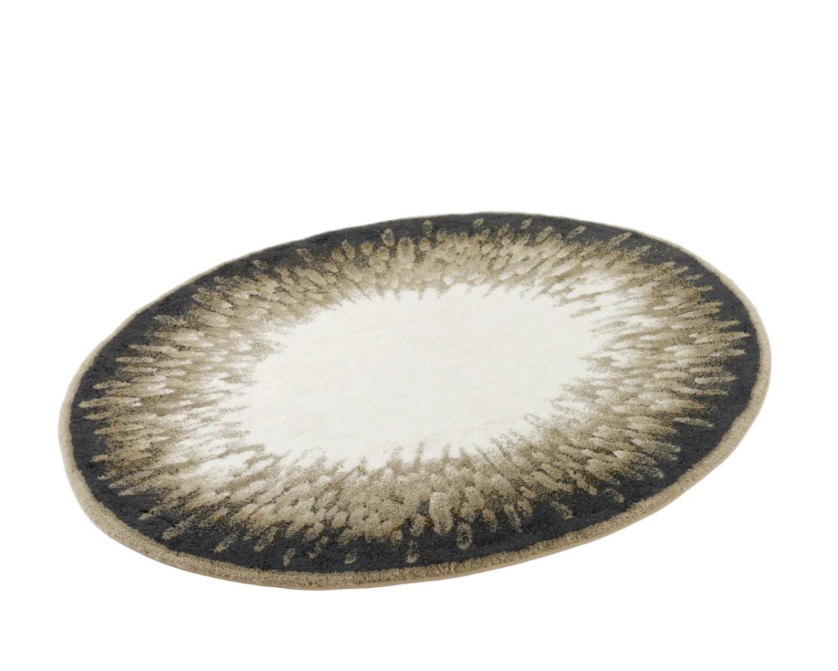 Atom Bath Rug 35X43 Taupe 711 by Abyss Habidecor at Fig Linens and Home - Bathroom Rug View 3