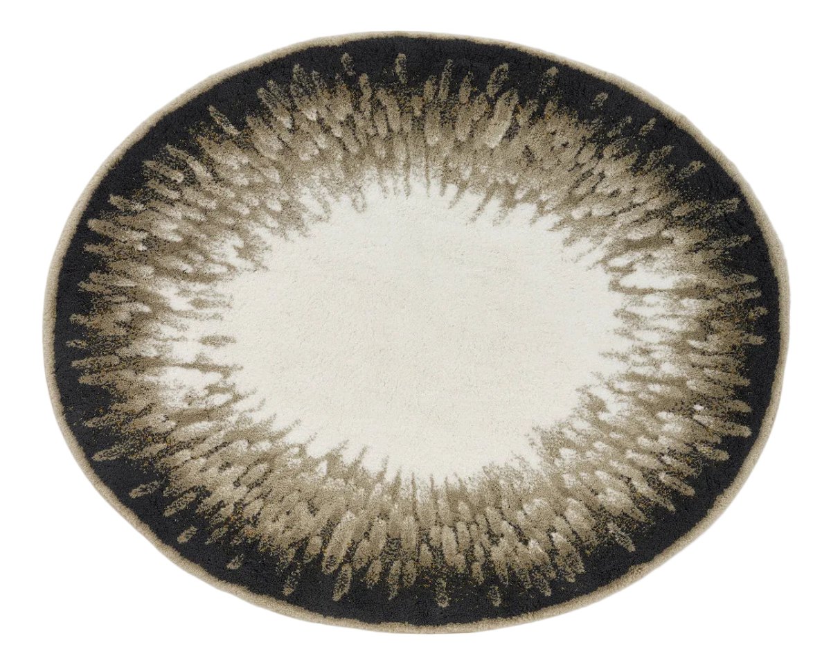 Atom Bath Rug 35X43 Taupe 711 by Abyss Habidecor at Fig Linens and Home - Bathroom Rug View 1